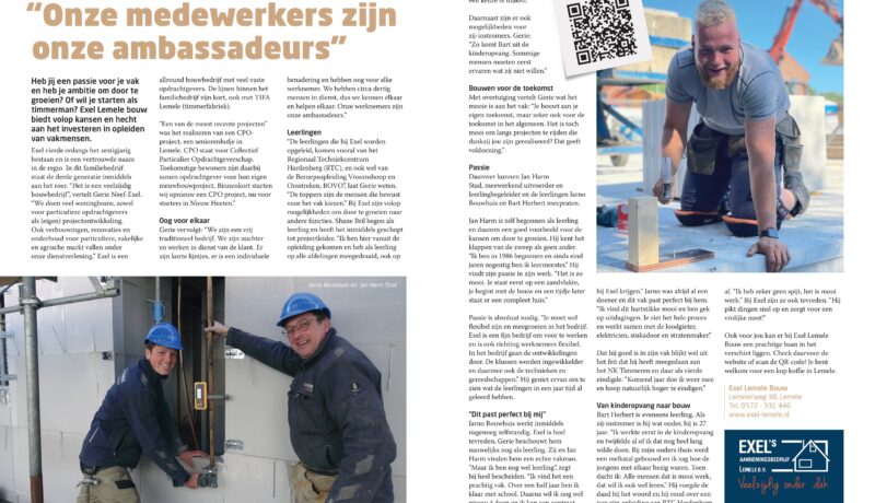 Artikel Ommen Hardenberg Magazine Exel Lemele Bouw